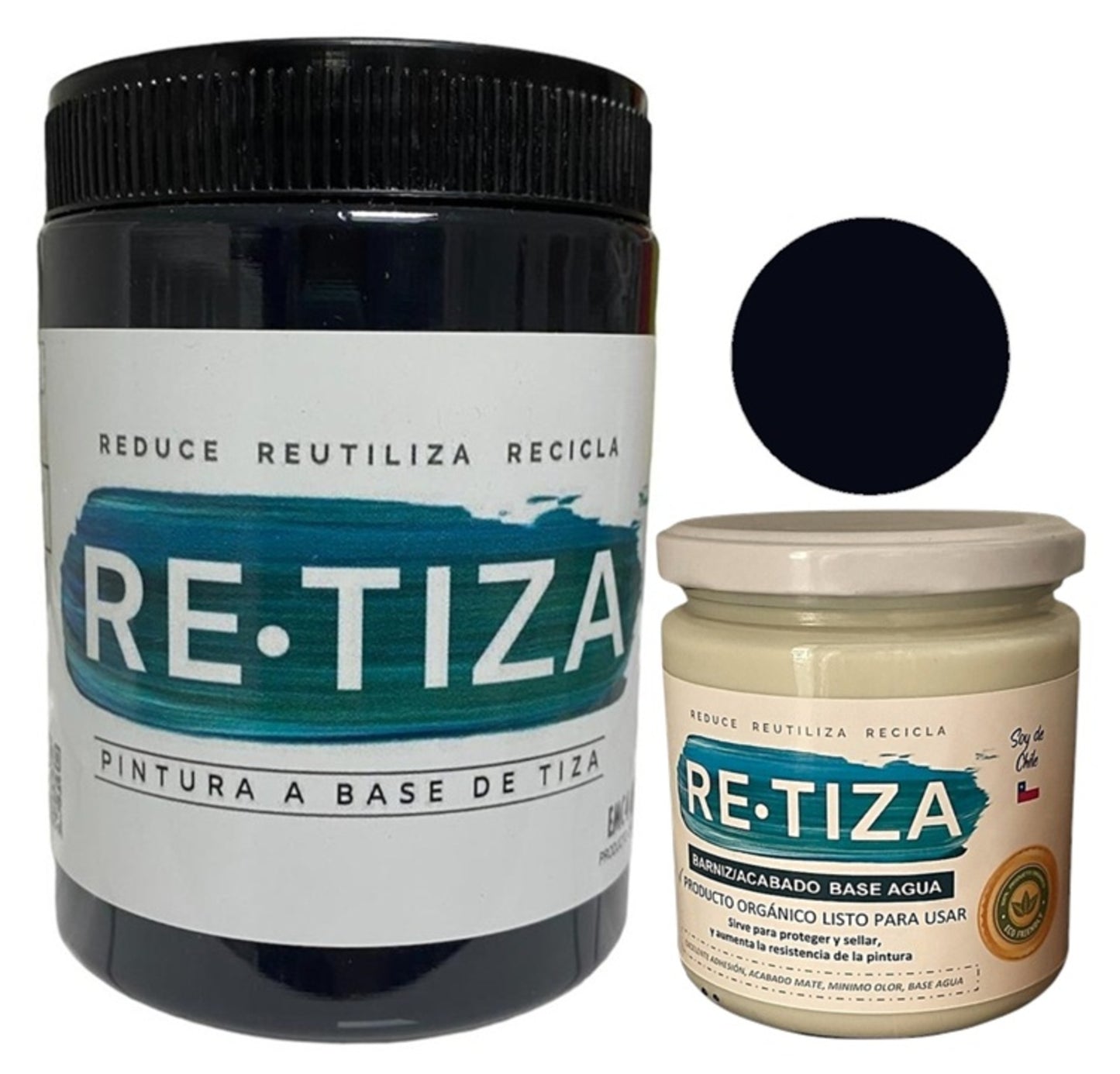 ✔️.PROMO PACK "ENCANTADA": Pintura 1 Kilo de pintura más Barniz Transparente de 240 ml.