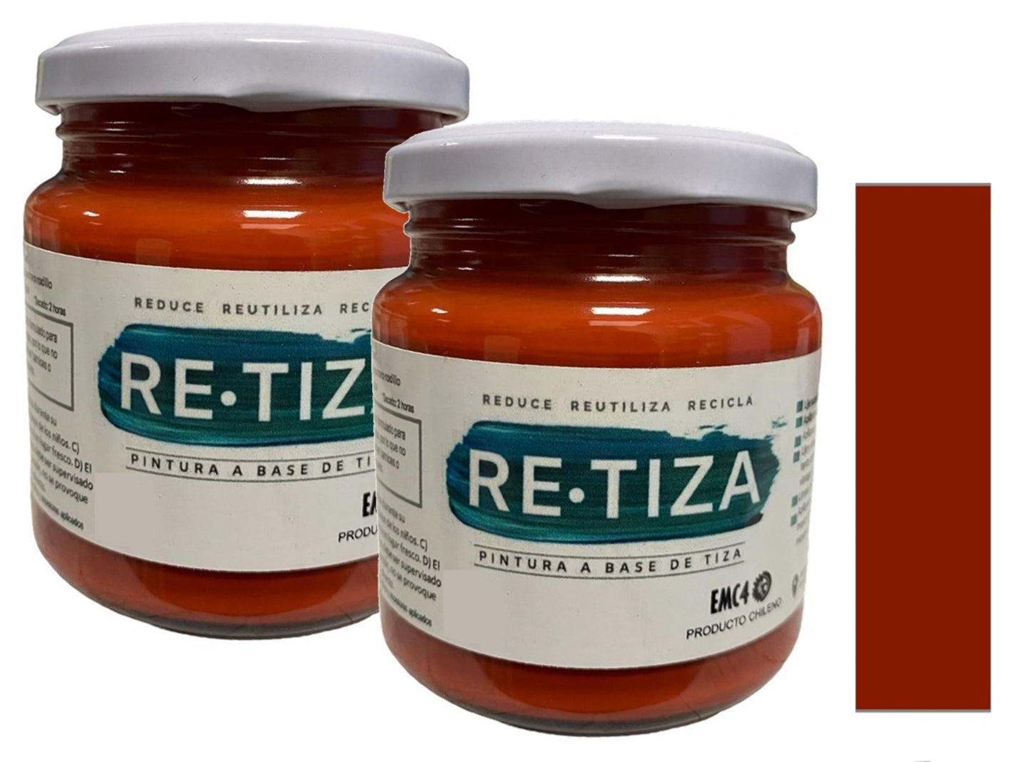 Color rojo Quemado/Tinto