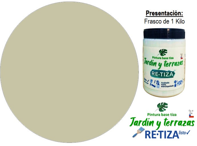 Pintura especial para Jardínes y Terrazas "Acabado Final" incorporado el barniz protector