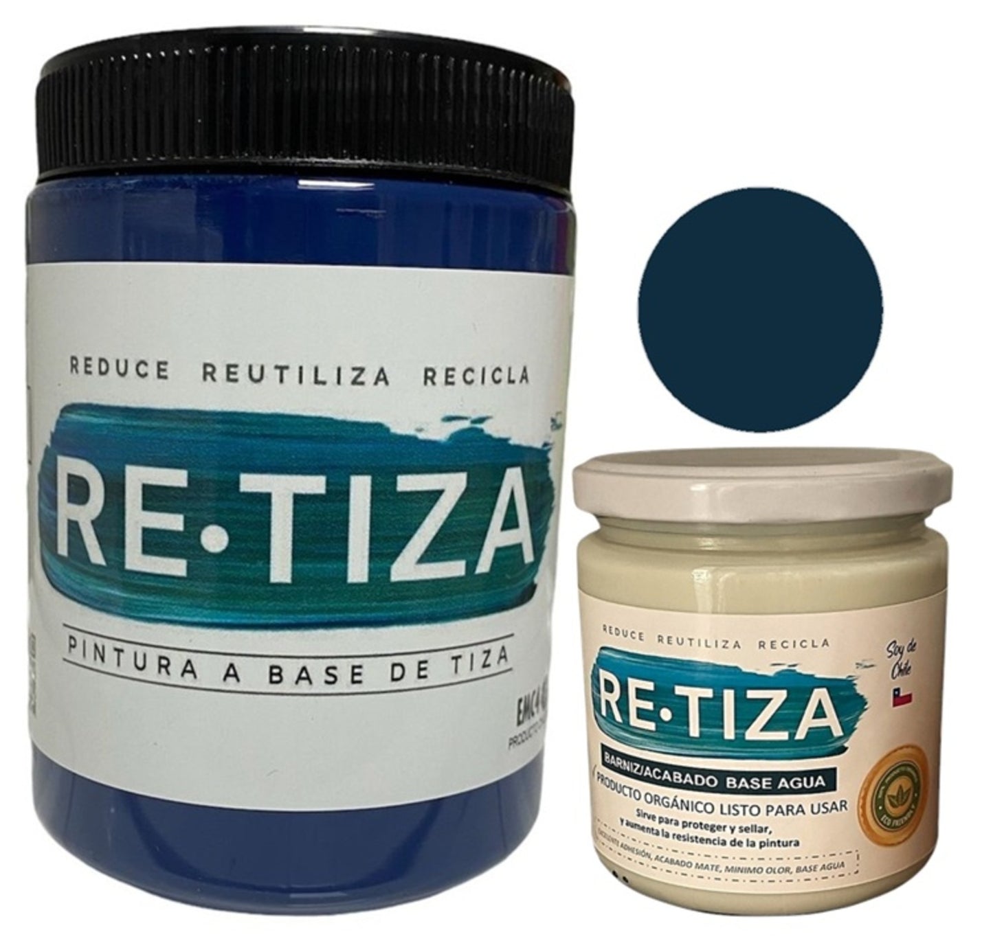 ✔️.PROMO PACK "ENCANTADA": Pintura 1 Kilo de pintura más Barniz Transparente de 240 ml.