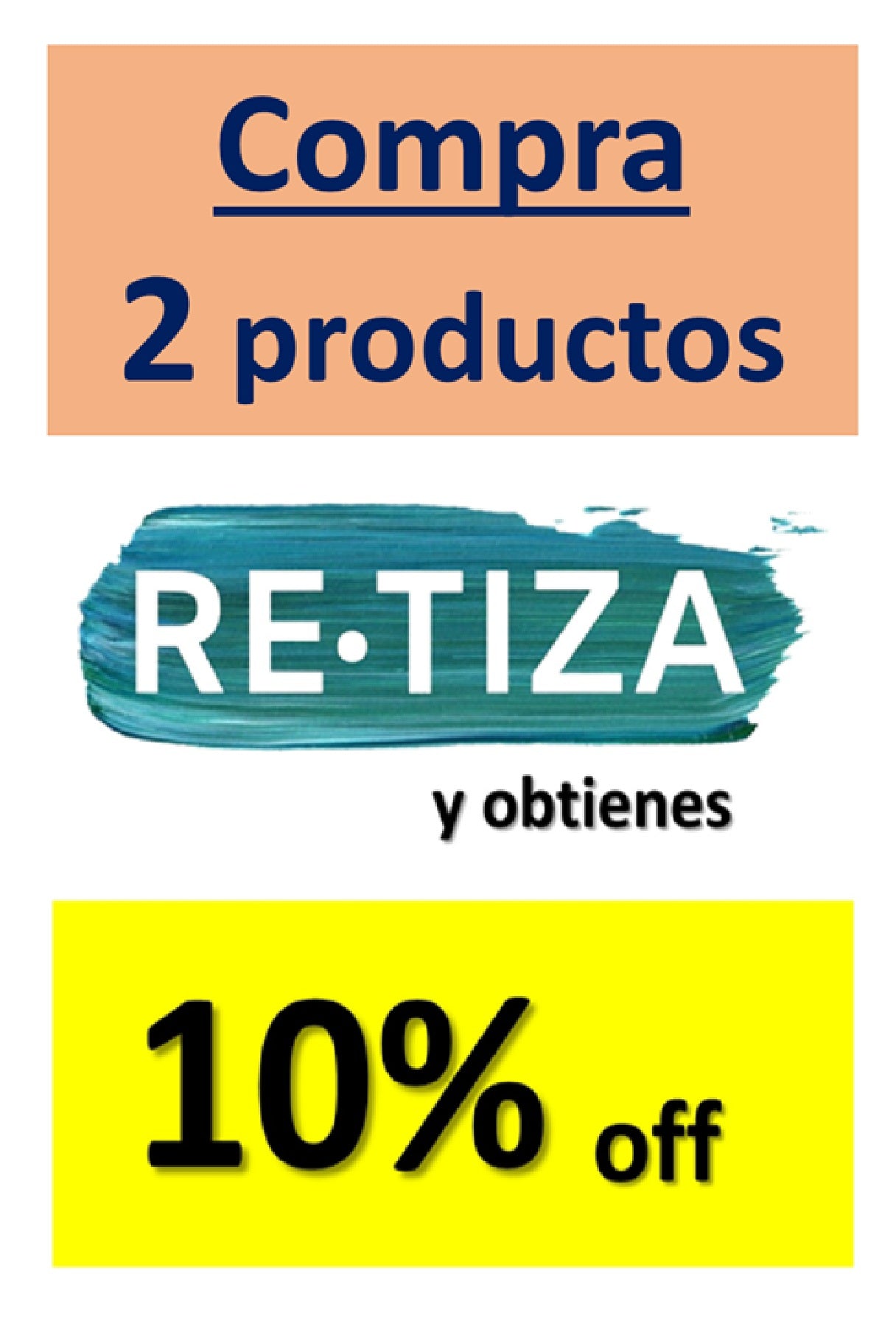 ✔️.PROMO "FANTASTICA":  🙂 Si llevas 2 Pinturas o Barnices 10% Off