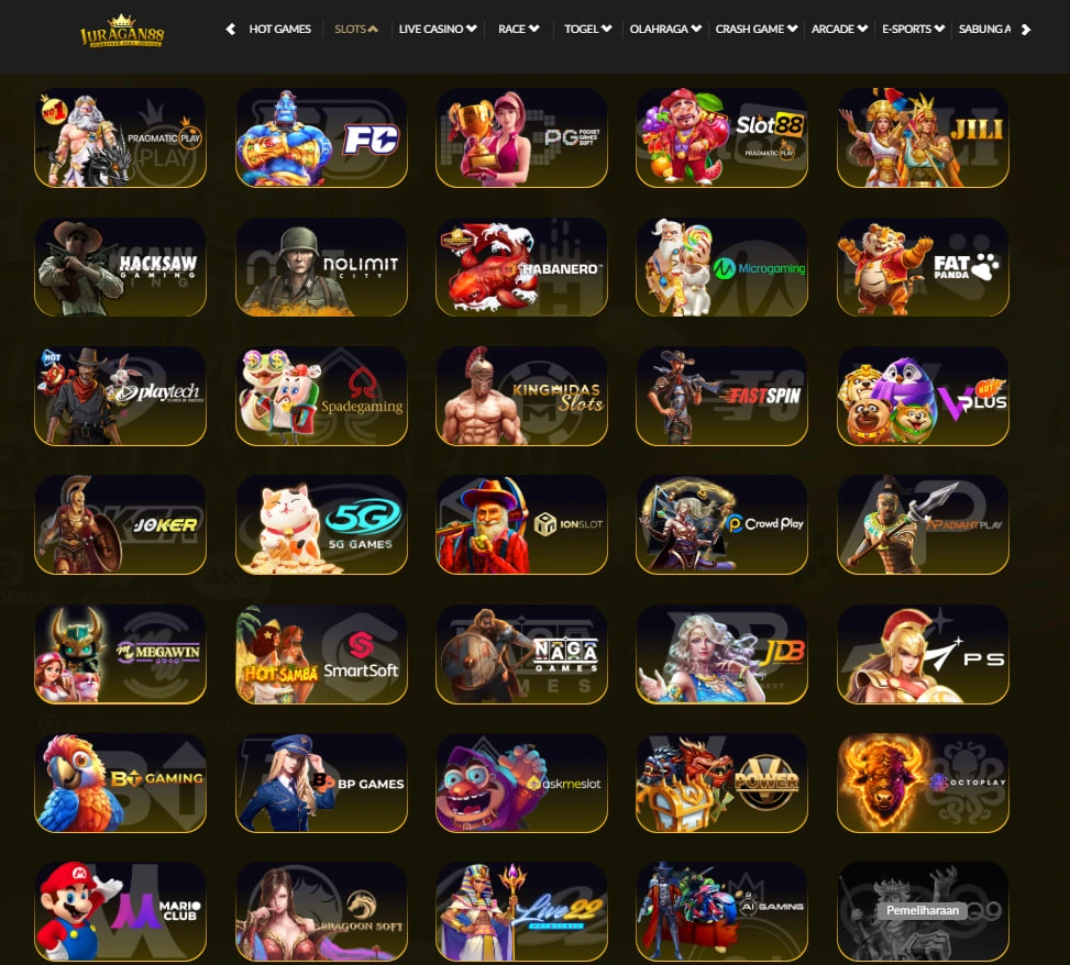 Daftar Provider Game JURAGAN88