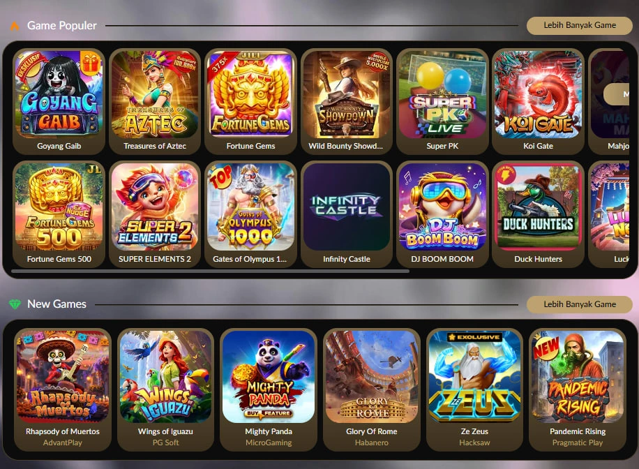 JURAGAN88 menu produk interface showing all five game categories