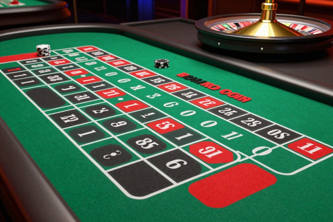 Roulette table