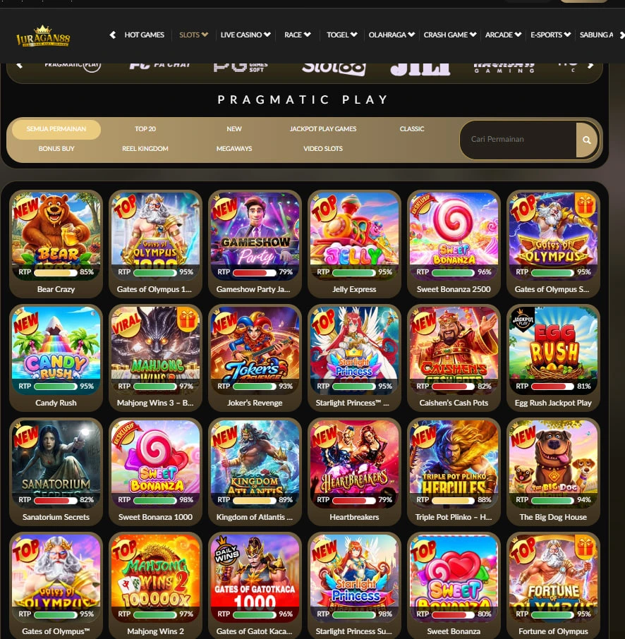 JURAGAN88 slot games